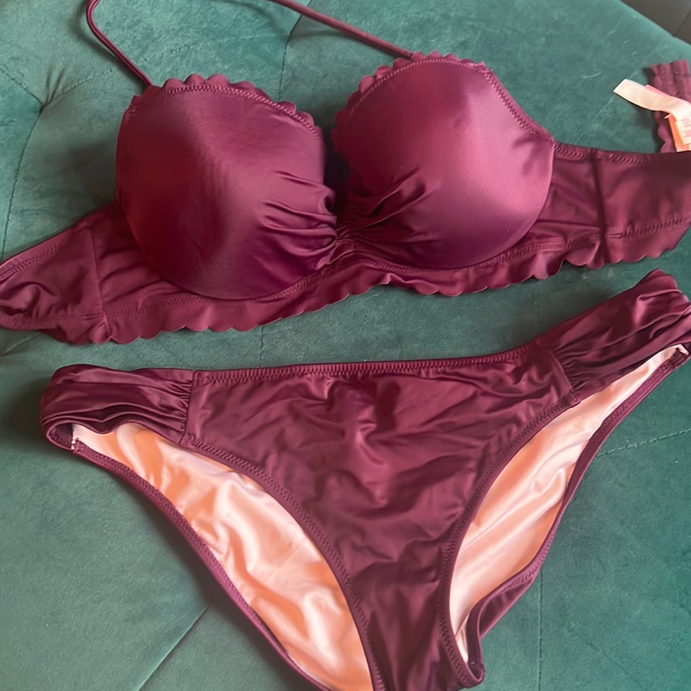 Eggplant bikini